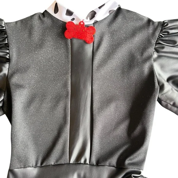 Semi Custom Dalmatian Cruella Themed Dance Costume Size Small Child - Picture 4 of 8